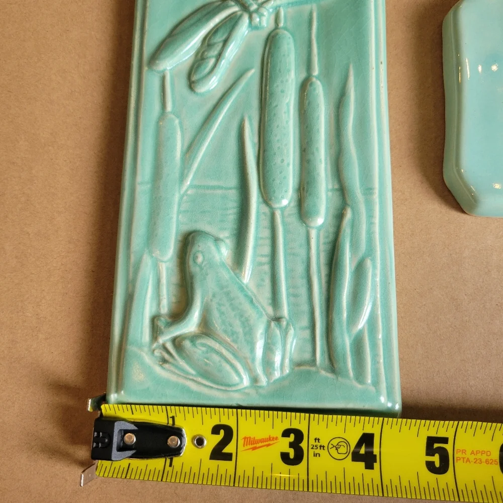 Vintage Tyge Handmade Wall Tile Set- Made In Traverse City Michigan Ceramic - Picture 9 of 16